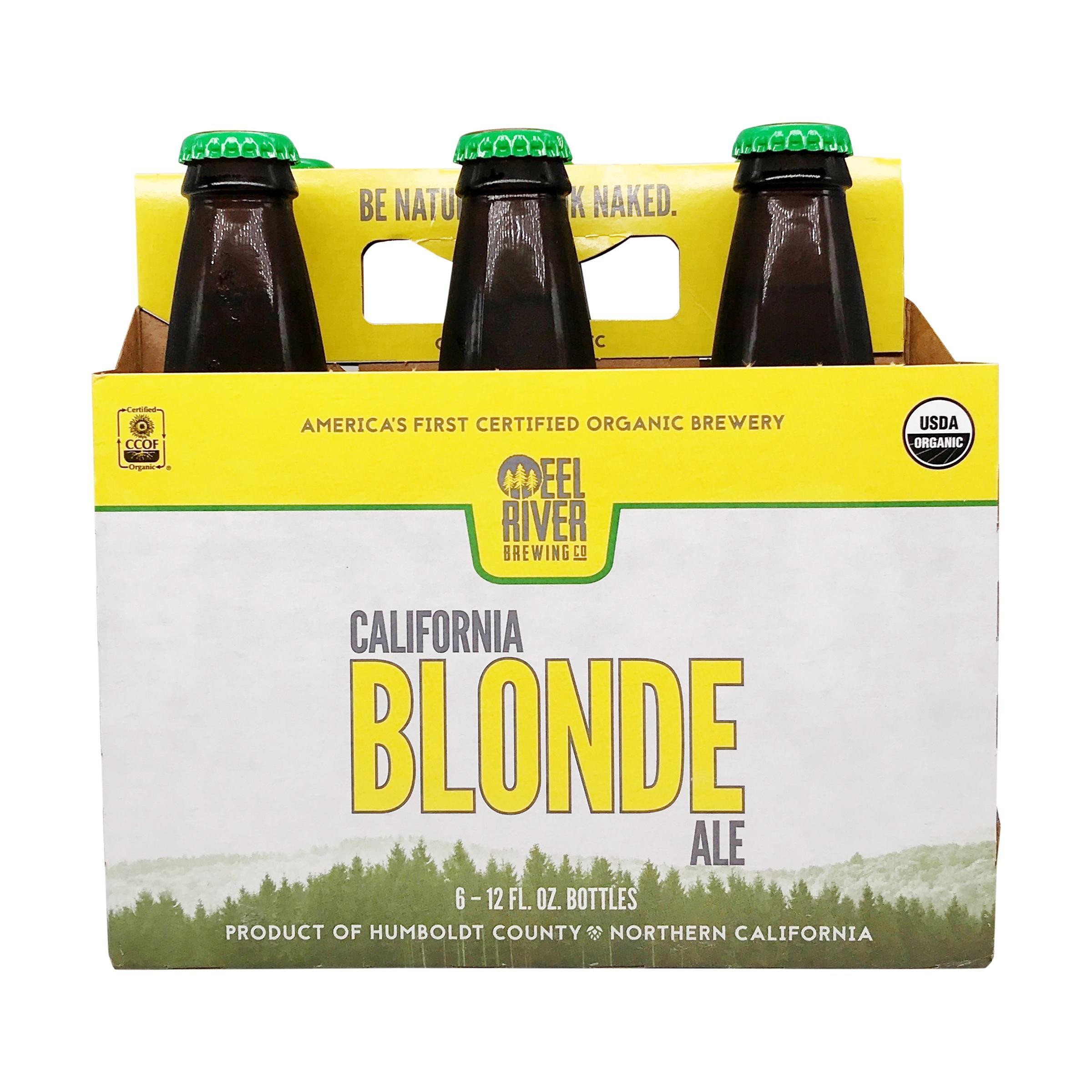 Organic California Blonde Ale 6 pk., 12 oz Bottles, Beer (5.8% ABV)
