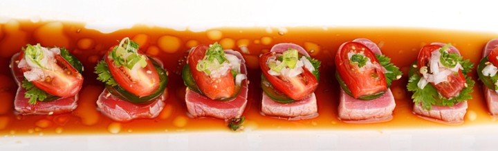 Seared Tuna Sashimi Capaccio