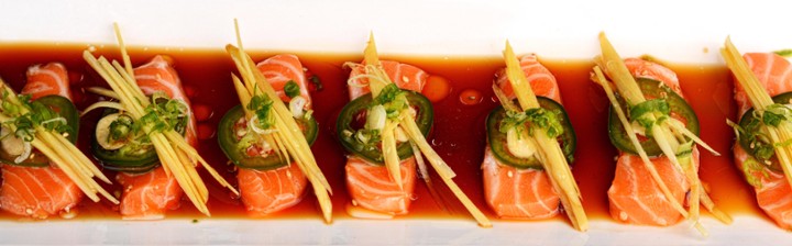 Salmon Sashimi Carpaccio