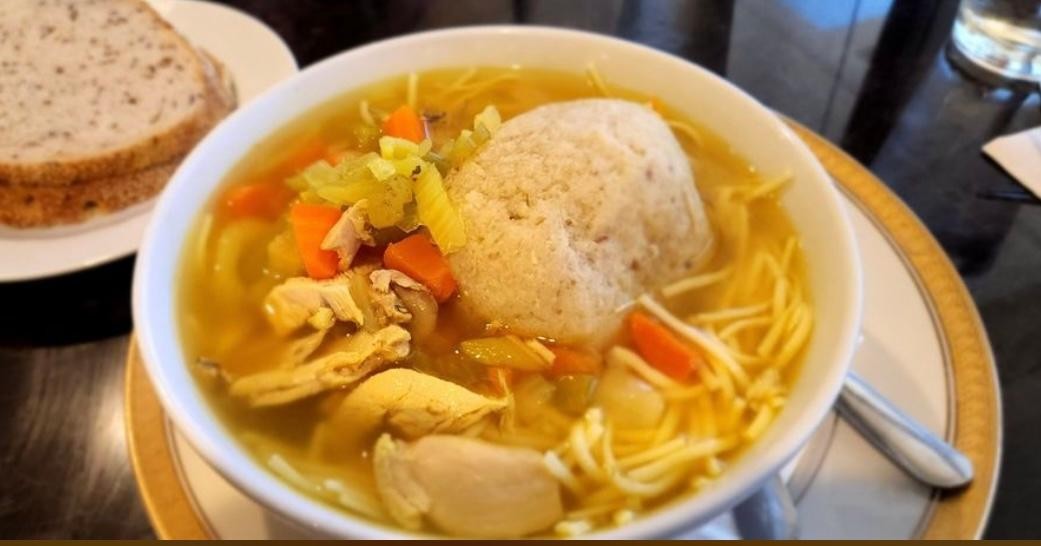 Chicken Noodle with Matzo Ball