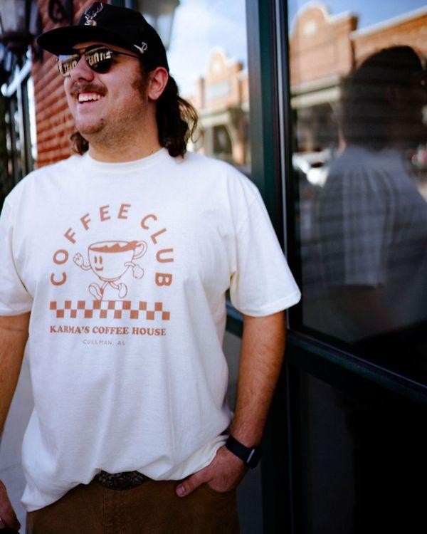 Coffee Club - T-Shirt (Natural) - XL