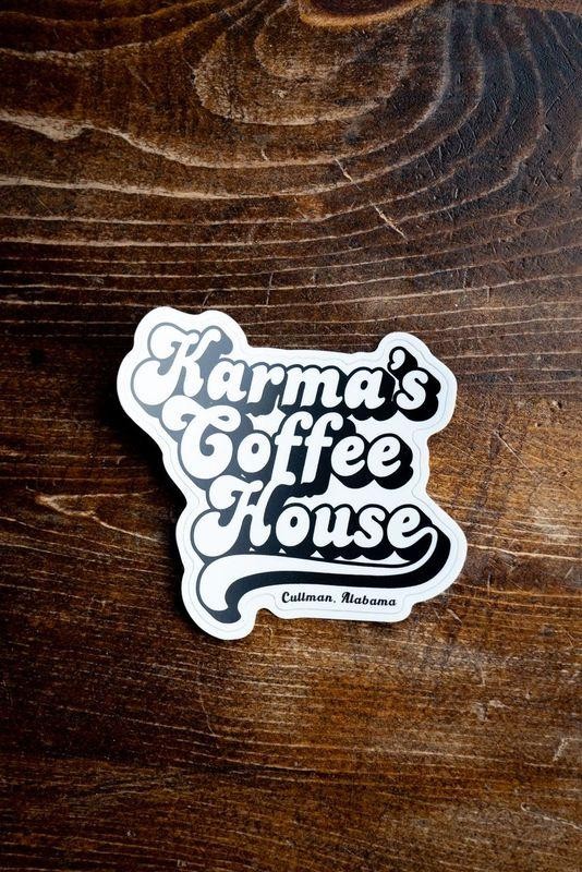 Sticker - Karmas Coffee Groovy