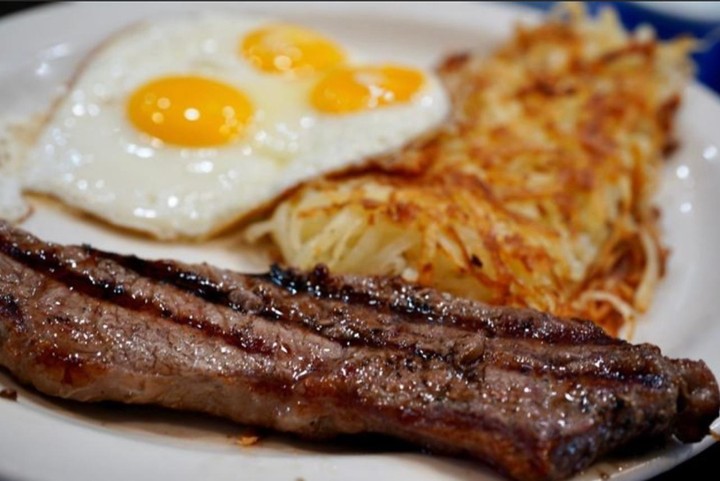 8 oz. New York Steak & Eggs