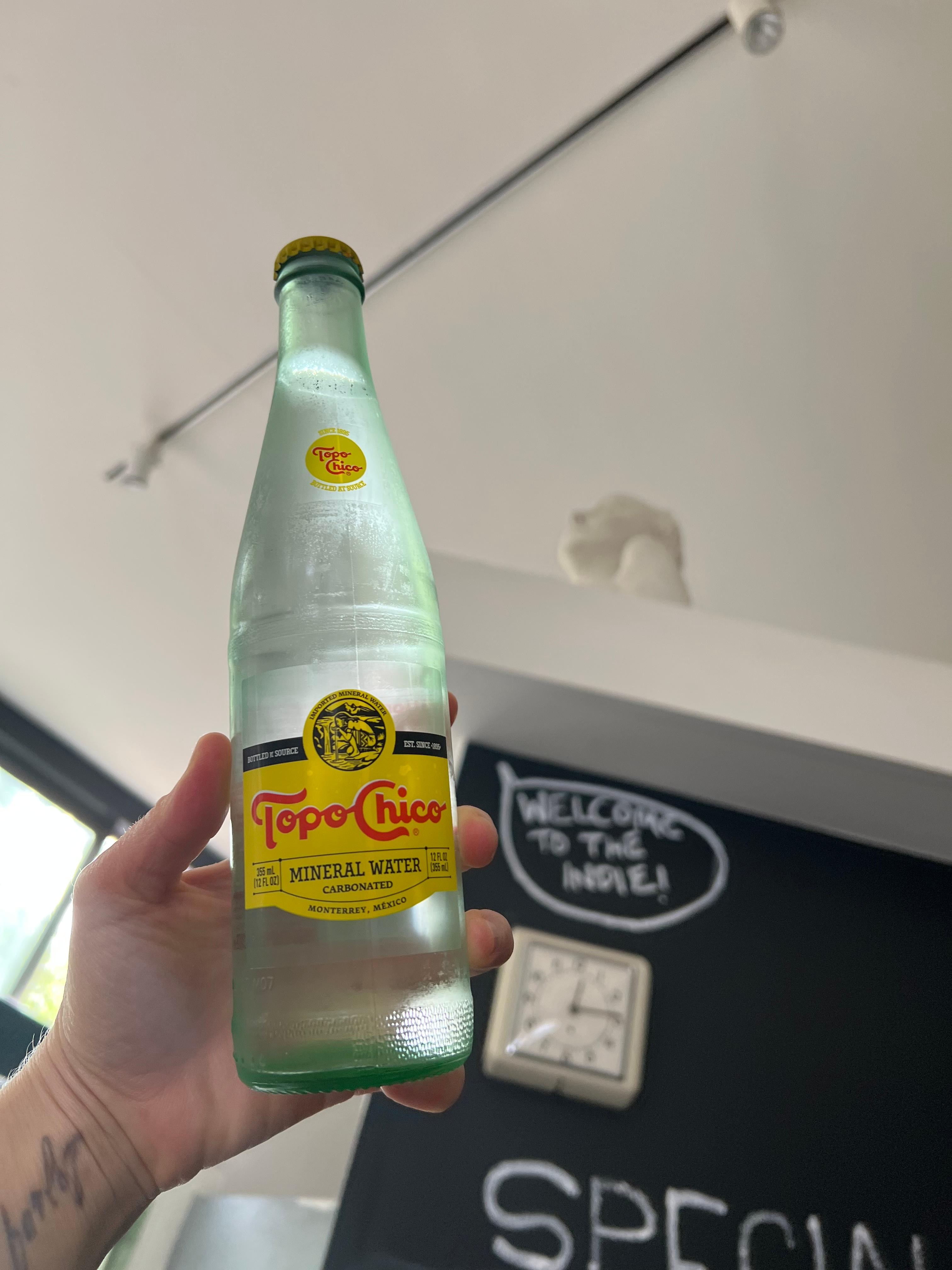 Topo Chico carbonated mineral water