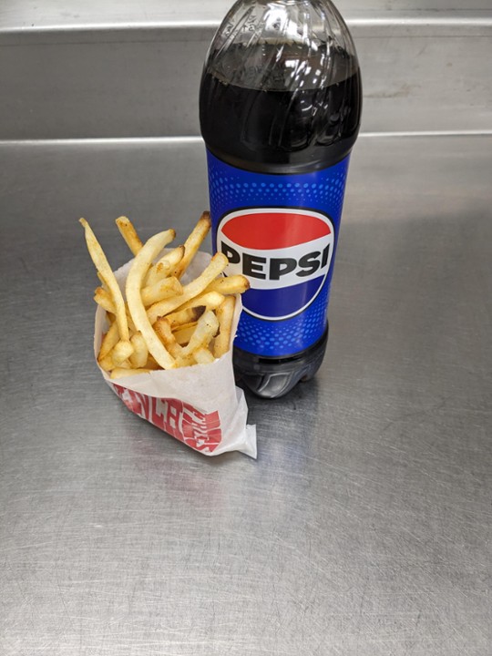 Fries And Bottle Soda