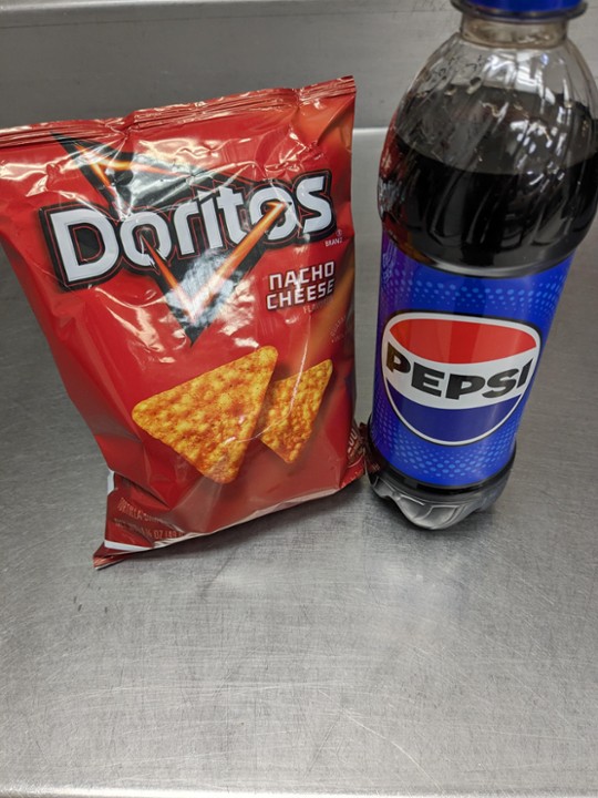 Chips And Bottle Soda