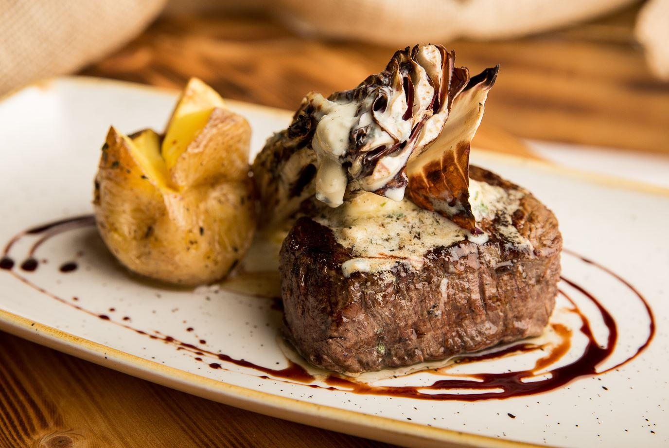 *Wood-Grilled Filet Mignon