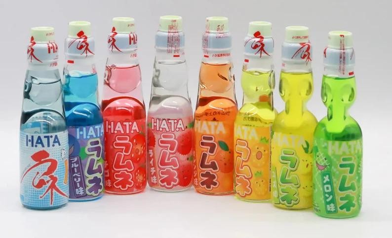 Hatakosen Ramune Japanese Soda