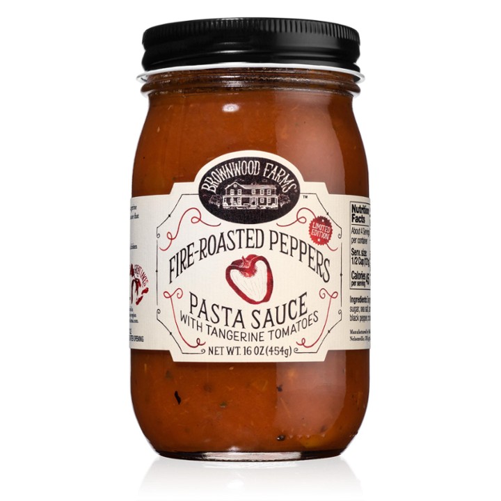 Brownwood Farms Fire Roasted Pepper Pasta Sauce