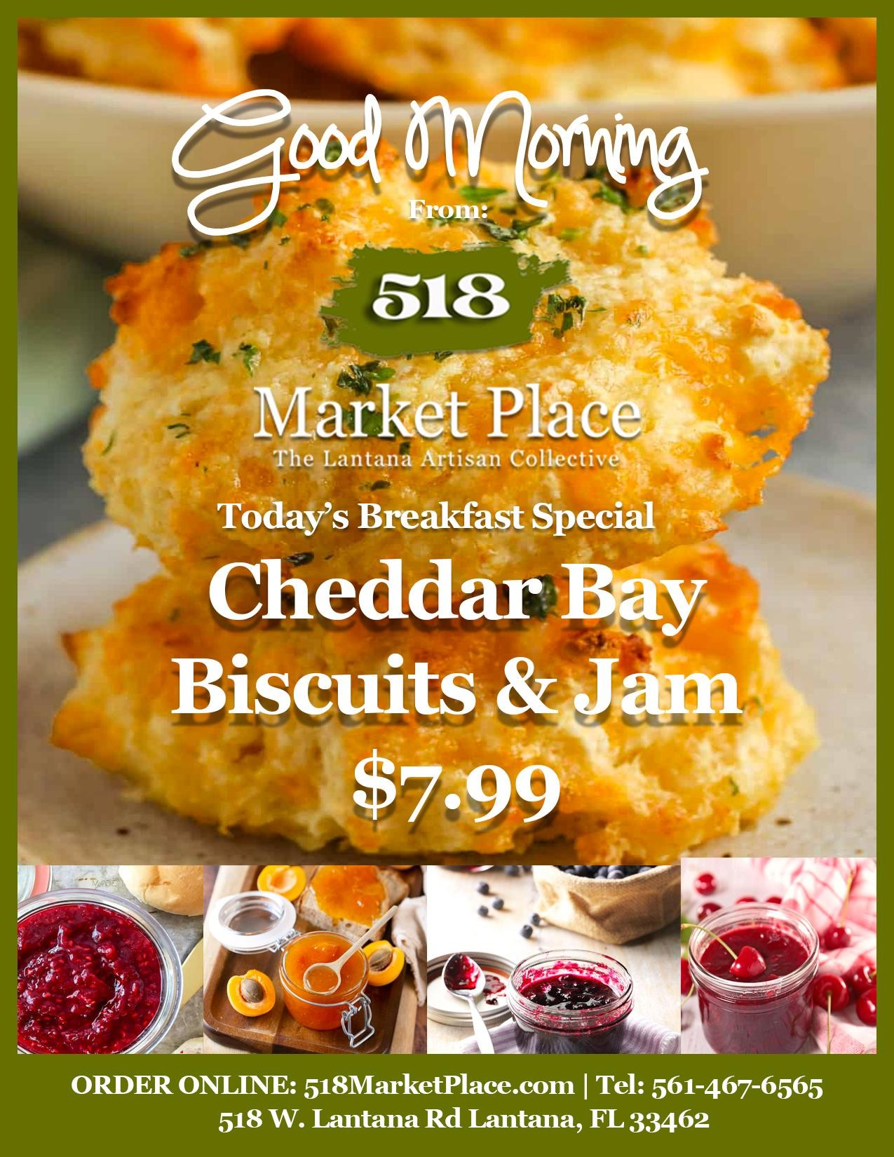 Cheddar Bay Biscuits & Jam