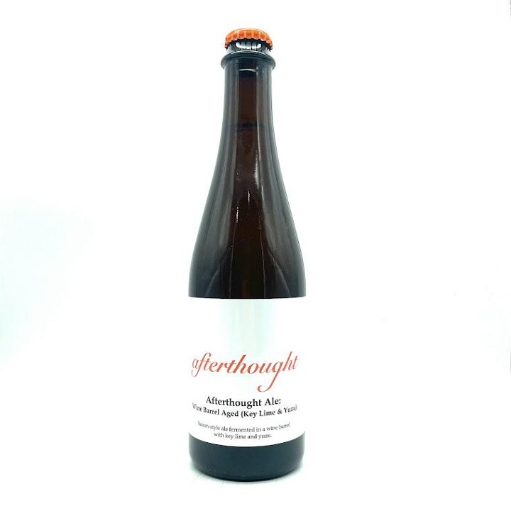 Afterthought - Afterthought Ale: Wine Barrel Fermented (Yuzu & Key Lime Juice)