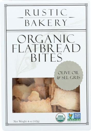 Rustic Bakery: Olive Oil & Sel Gris Organic Flatbread Bites