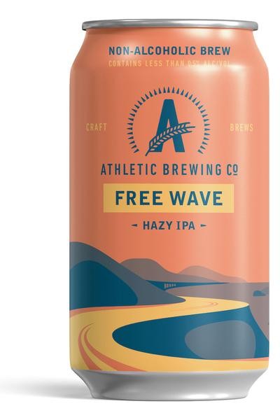 Athletic Brewing Free Wave IPA Non-alcoholic - Beer - 6x 12oz Cans