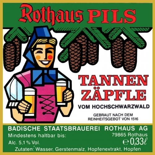 Rothaus Tannenzäpfle Pilsner / Single