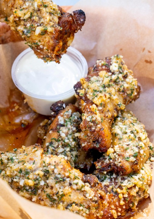 Garlic Parmesan Wings 10 pc