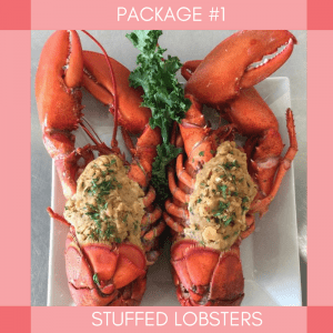 Package #1 Two Stuffed Lobsters