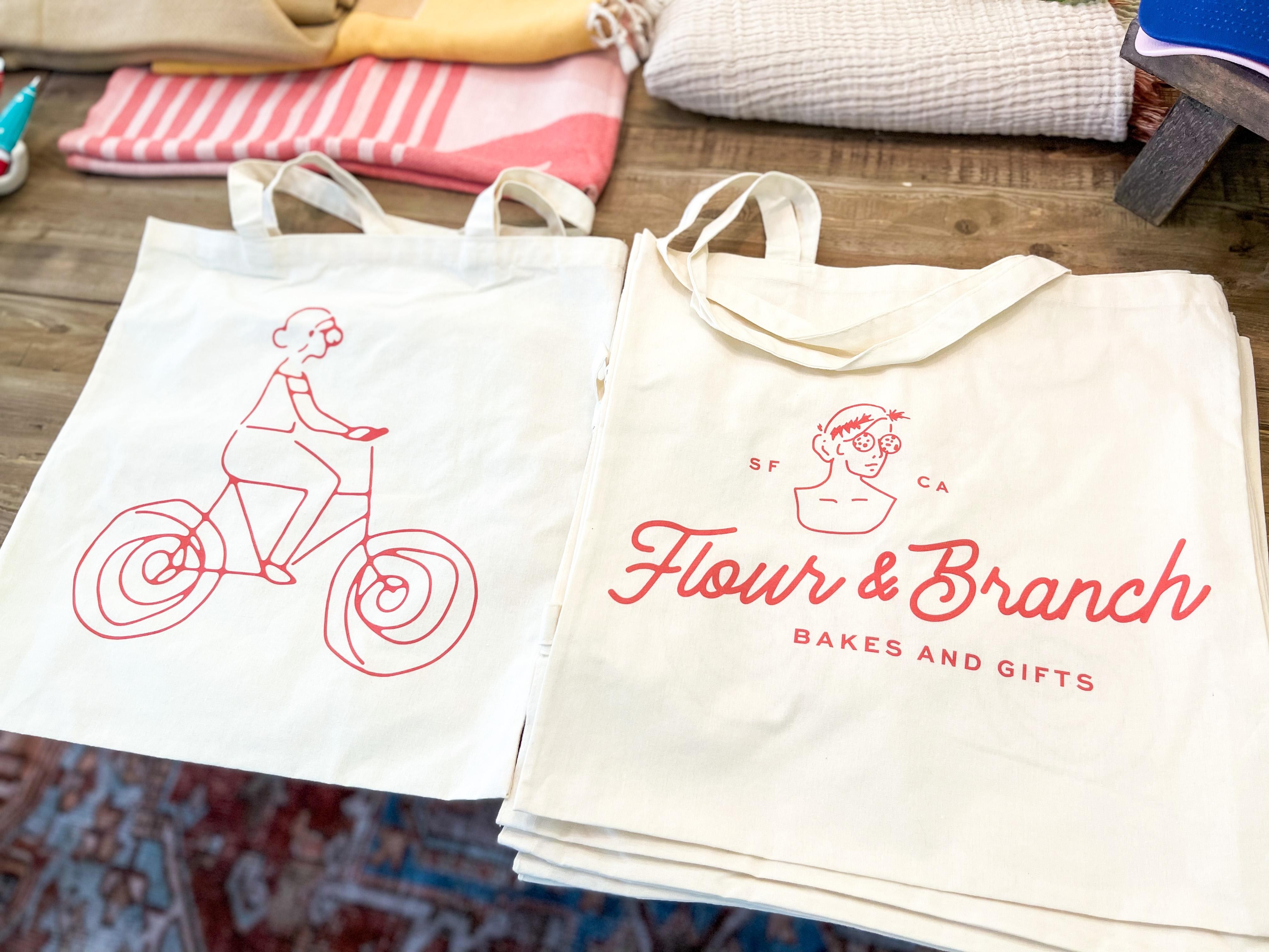 Custom Flour & Branch Tote Bag