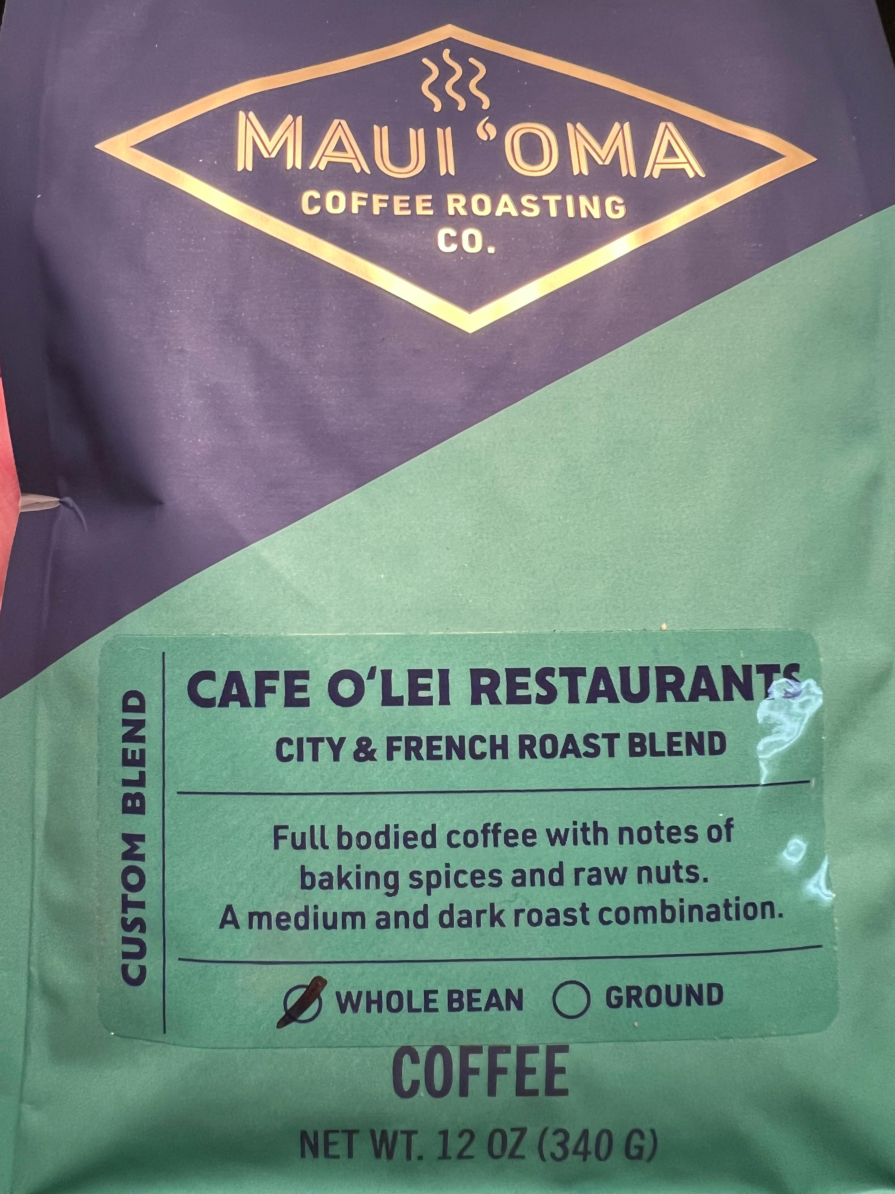 Cafe O'Lei Blend Whole Bean