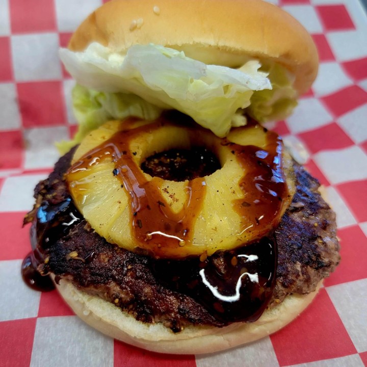 Teriyaki Pineapple Burger