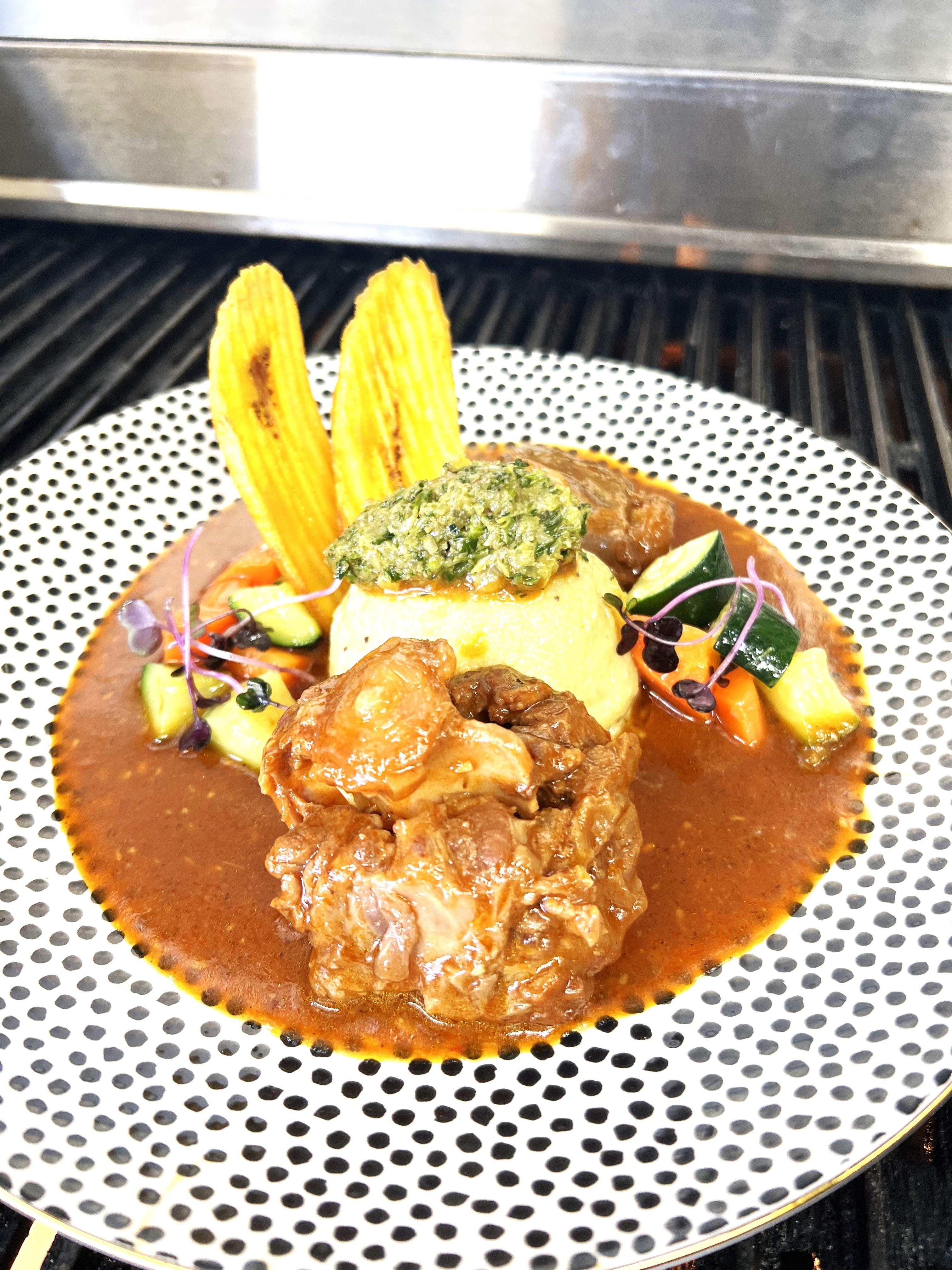 KENYAN OXTAIL CURRY WITH FUFU