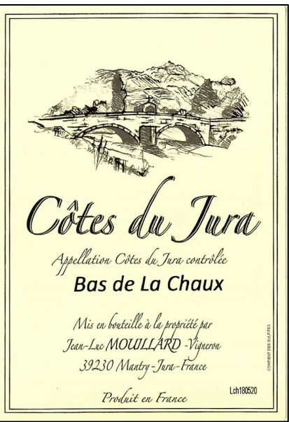 Mouillard Cotes du Jura Chardonnay
