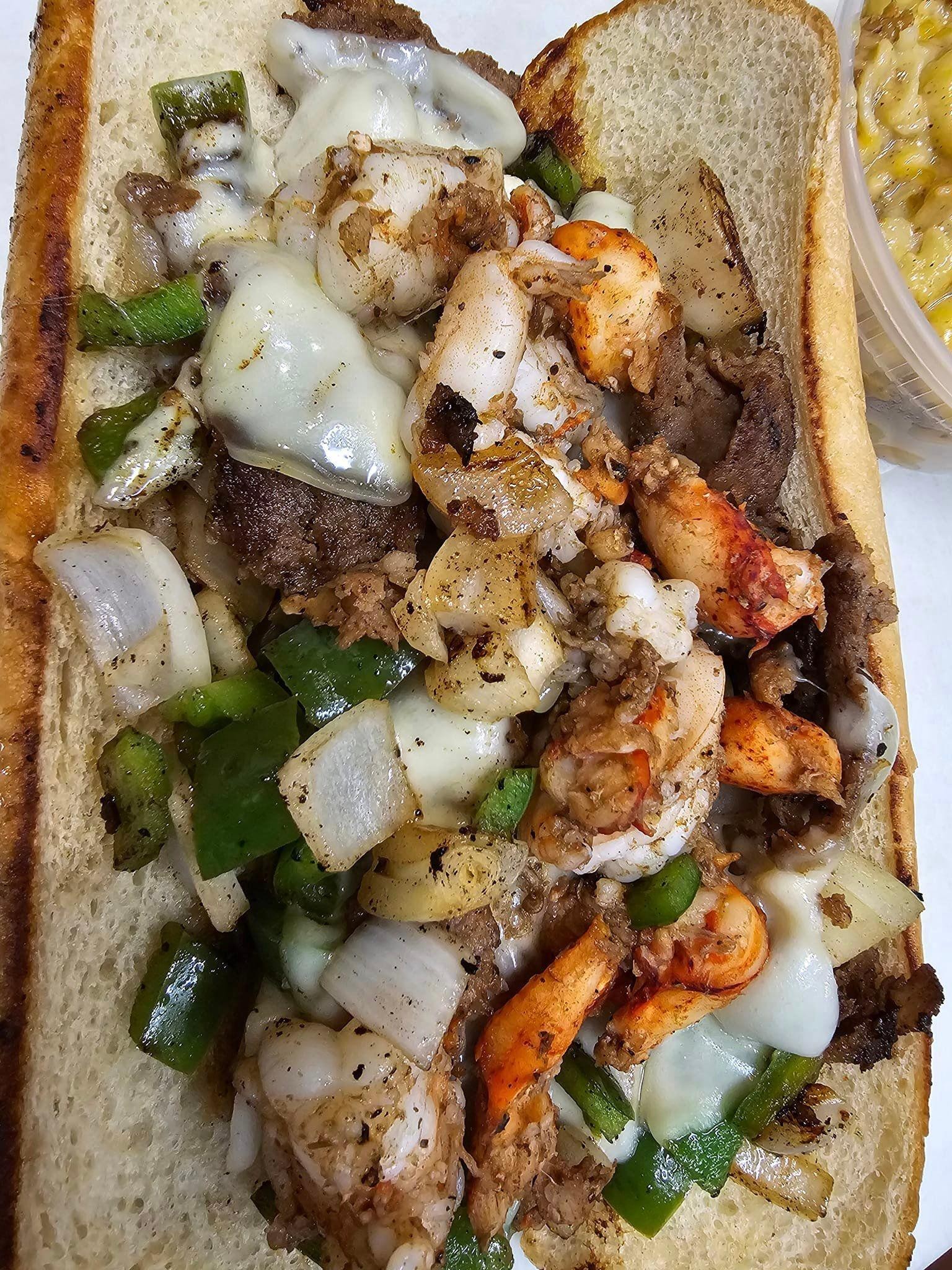 Seafood Steak and Cheese