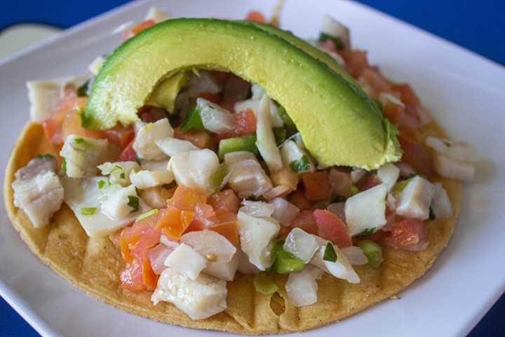 Tostada Ceviche Pescado