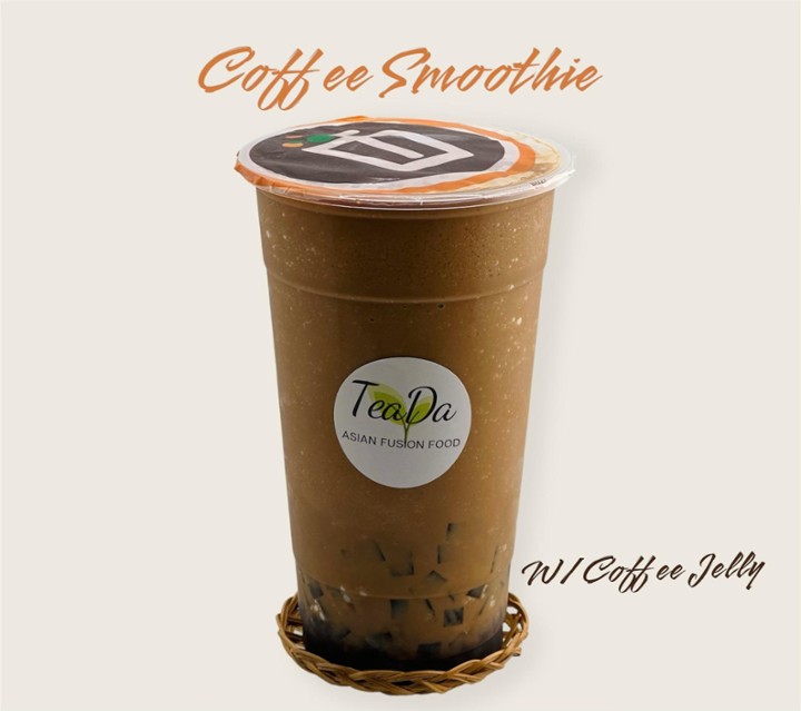Sinh tố cafe - Coffee Smoothies w/Coffee Jelly