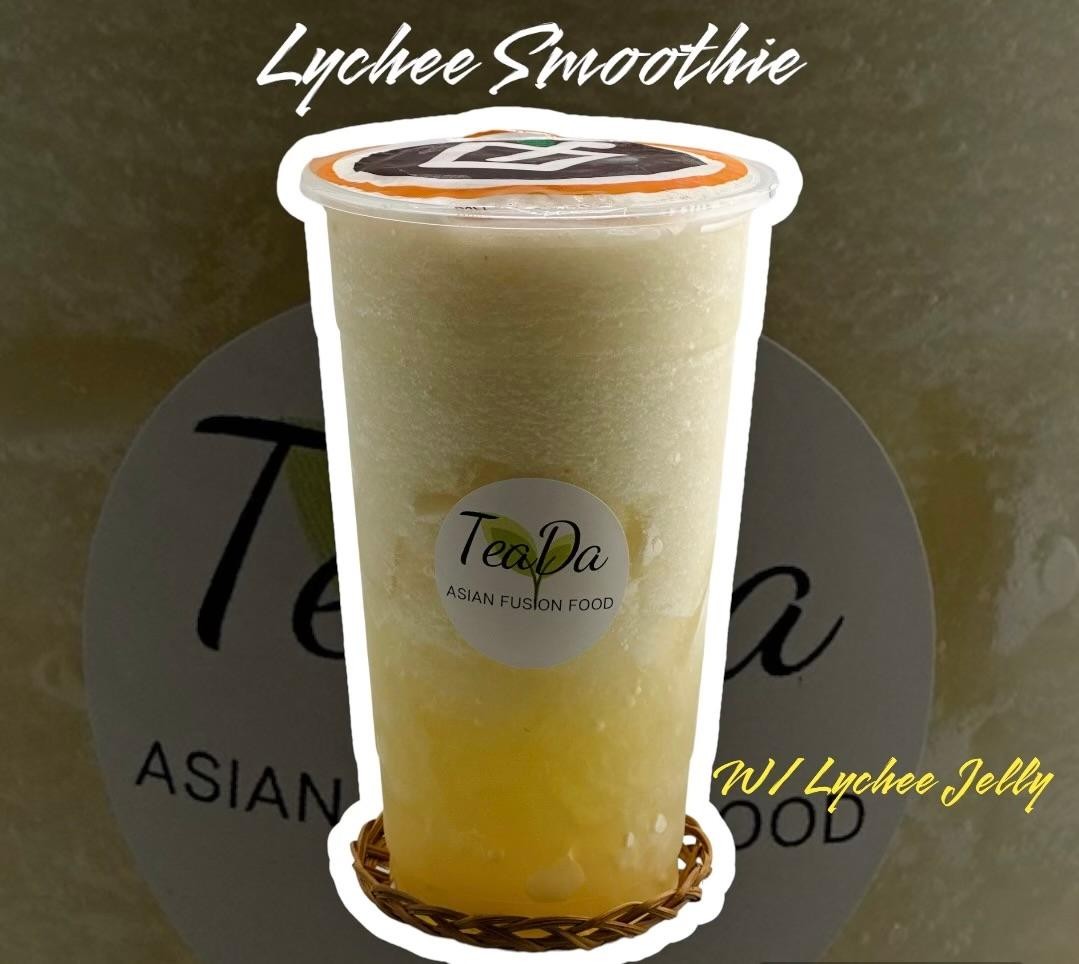 Sinh tố trái vải - Lychee Smoothies w/Lychee Jelly