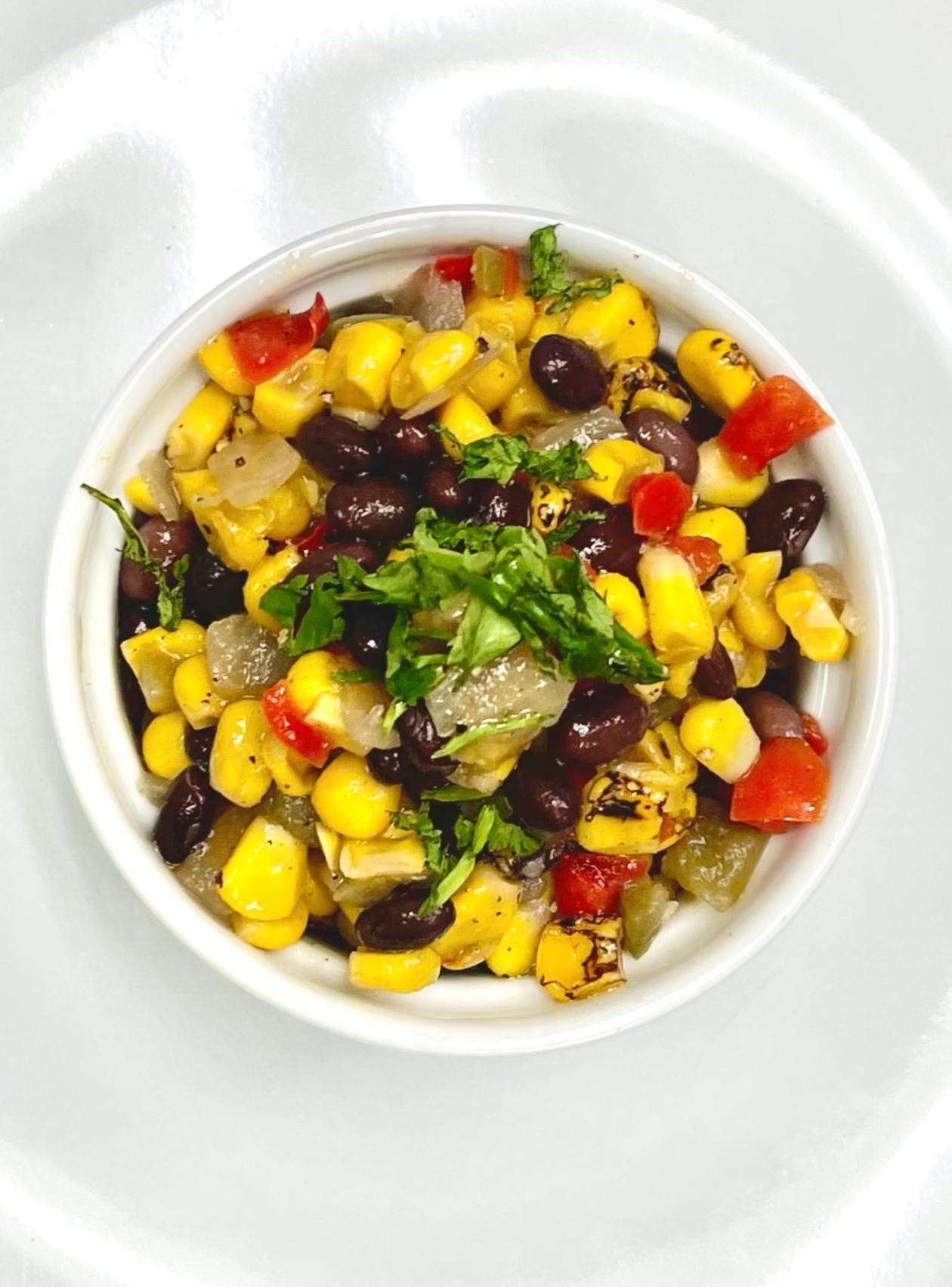 SIDE Black Bean, Corn and Red Pepper Salad