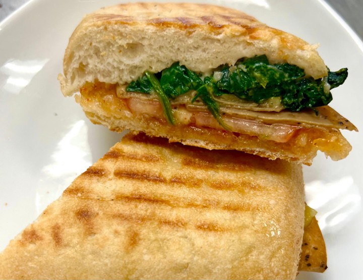 Hot Pepper, Spinach & Provolone Panini