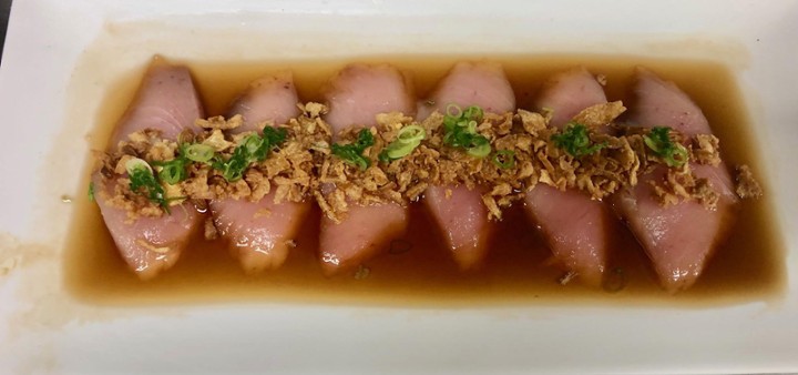 Albacore Tuna Tataki Fried Onion