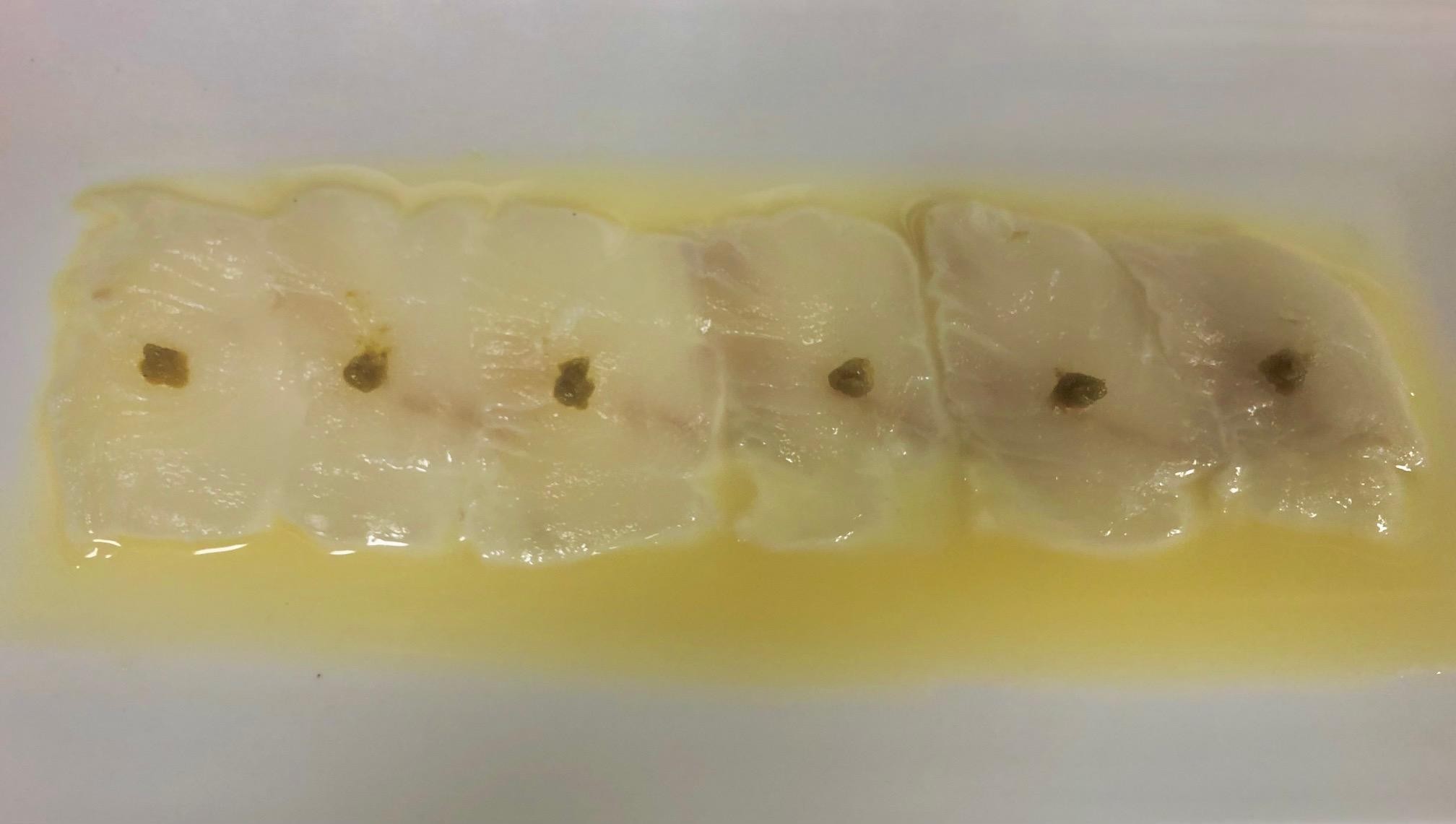 White Fish Sashimi Yuzu Pepper