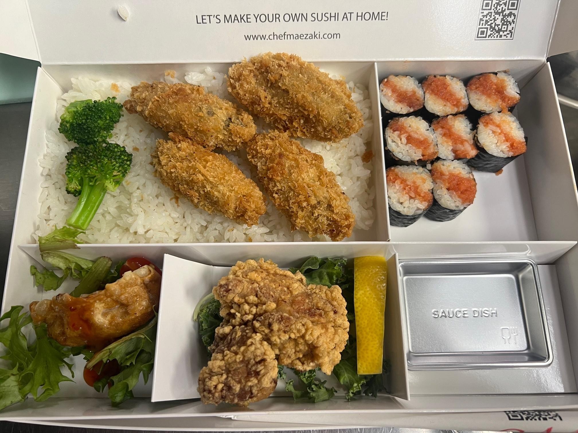 Fried Oyster Bento