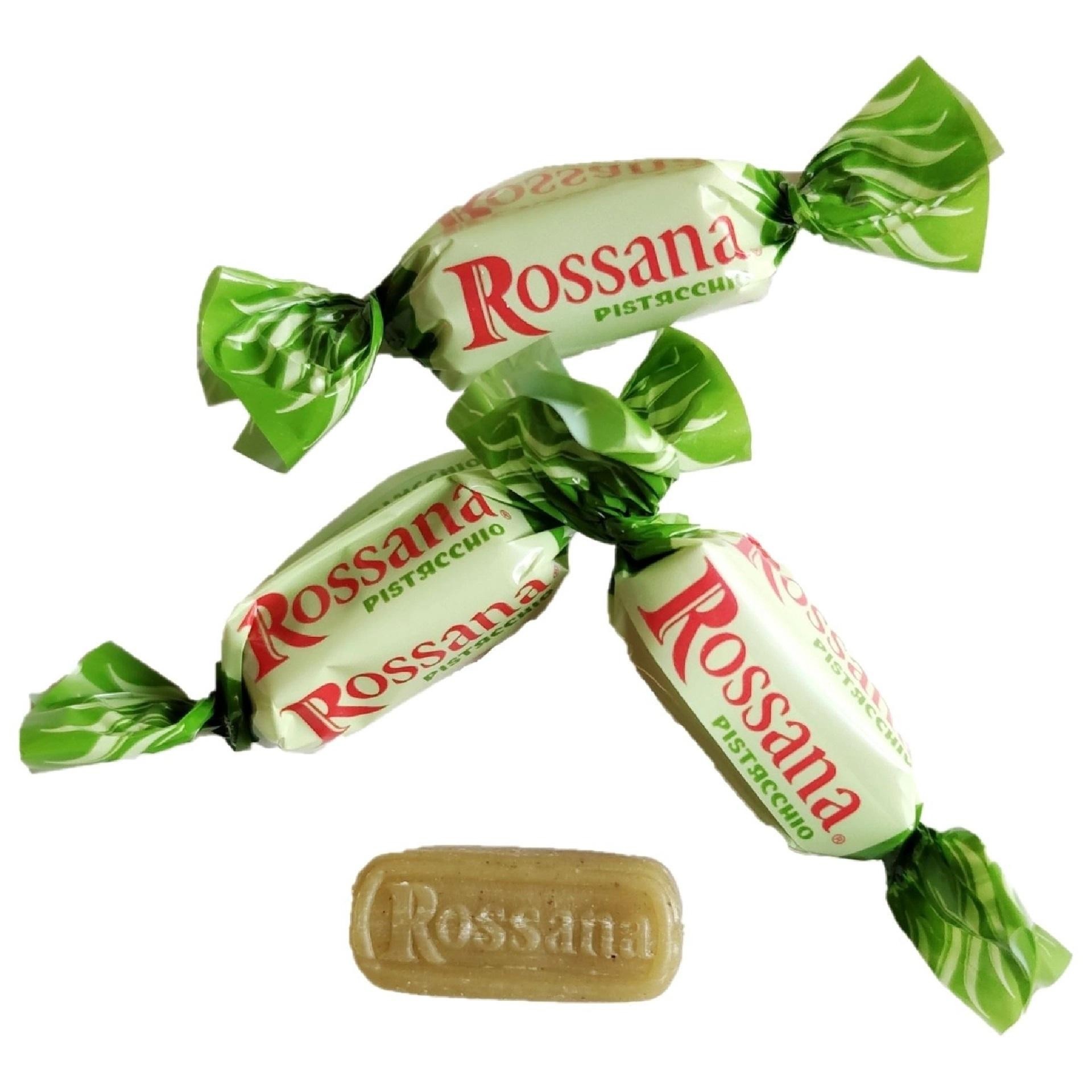Pistachio filled Rossana candy