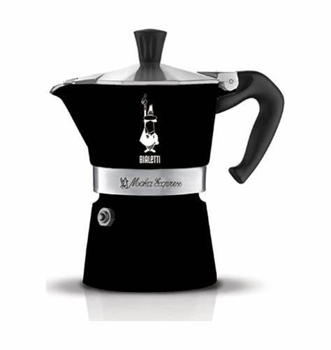 Moka Bialetti Black Three Cup