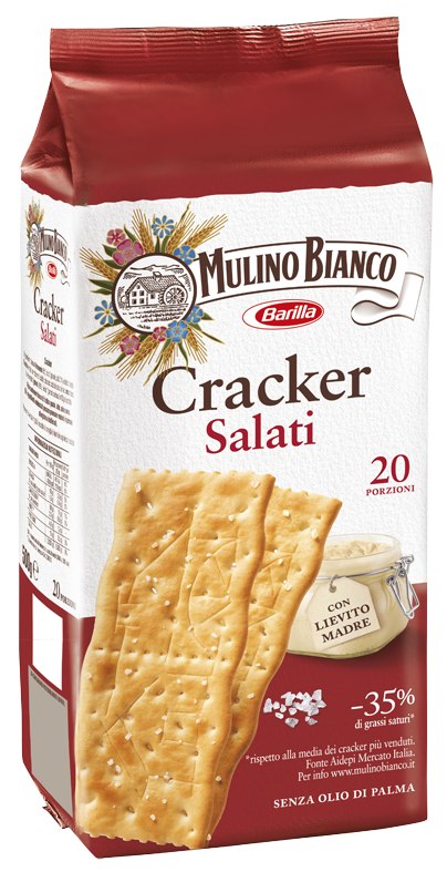 Cracker Unsalted Mulino Bianco 500 gr.