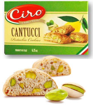 Cantucci Pistacchio Pan Ducale 6.35 oz