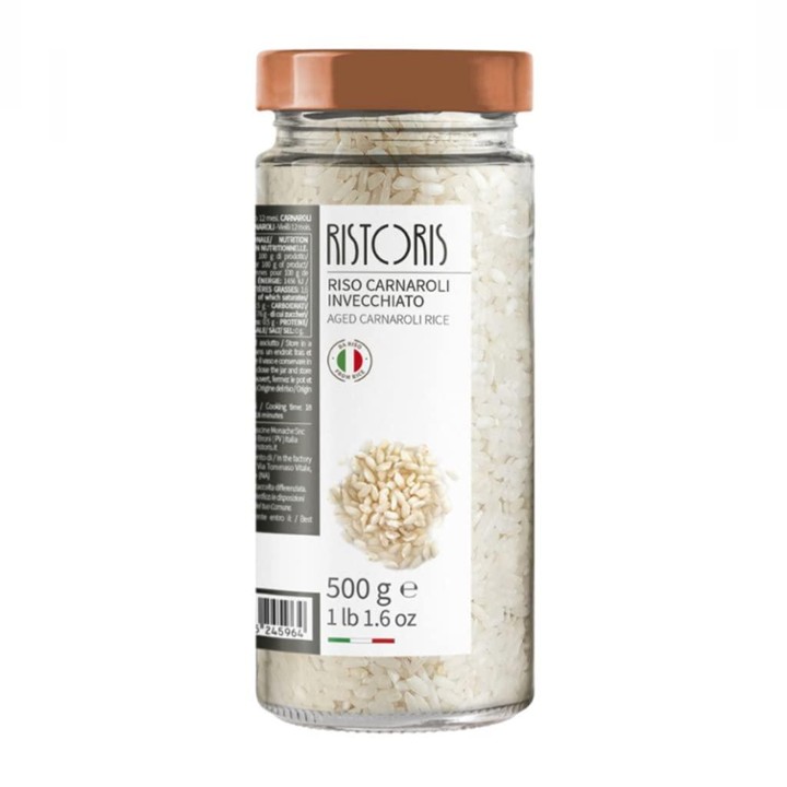 Carnaroli rice Ristoris 12 month aged 500 gr.