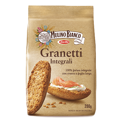 Granetti Integrali Crispy Toast by Mulino Bianco - 9.88 oz