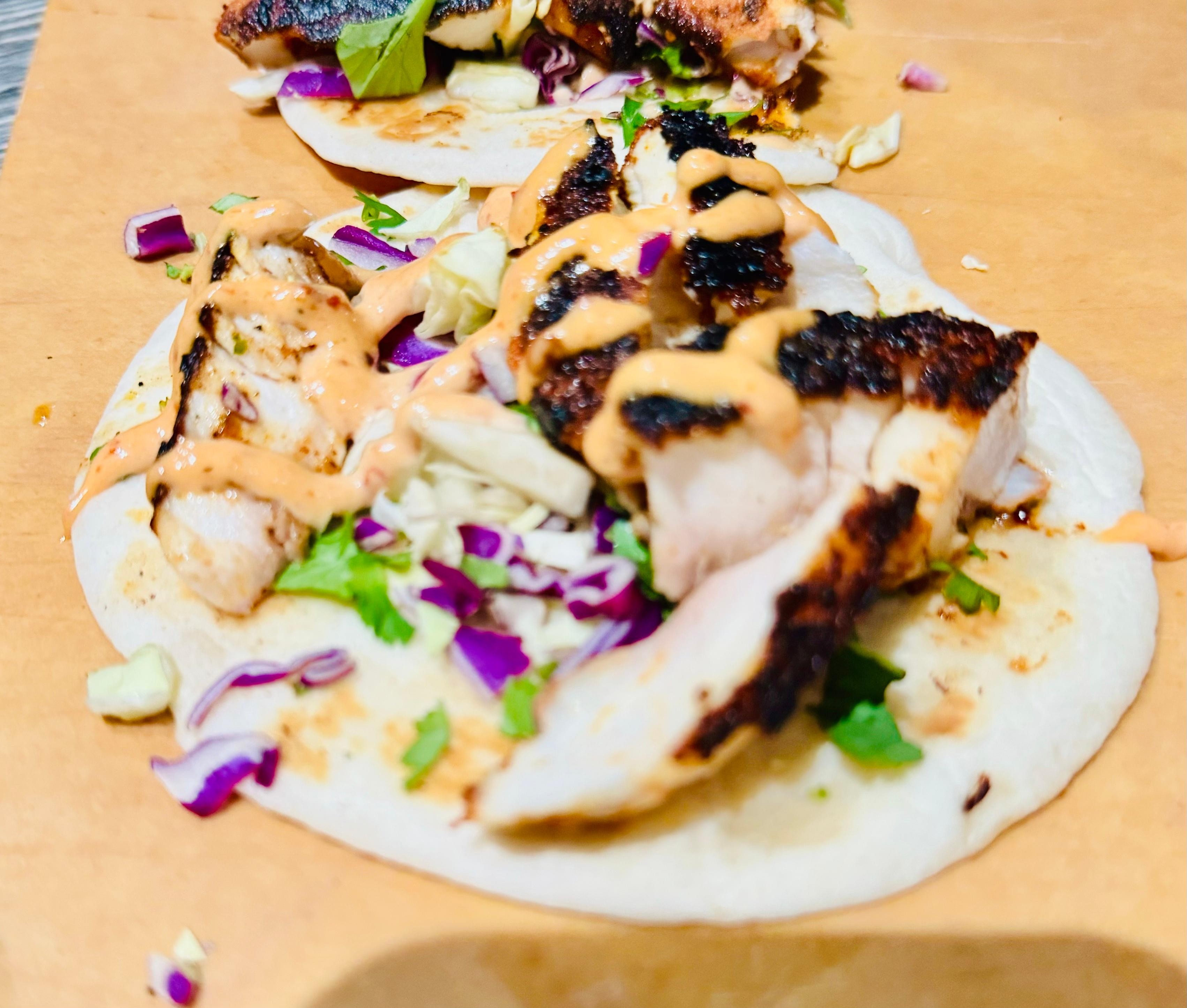 Blackened Mahi Mahi Tacos