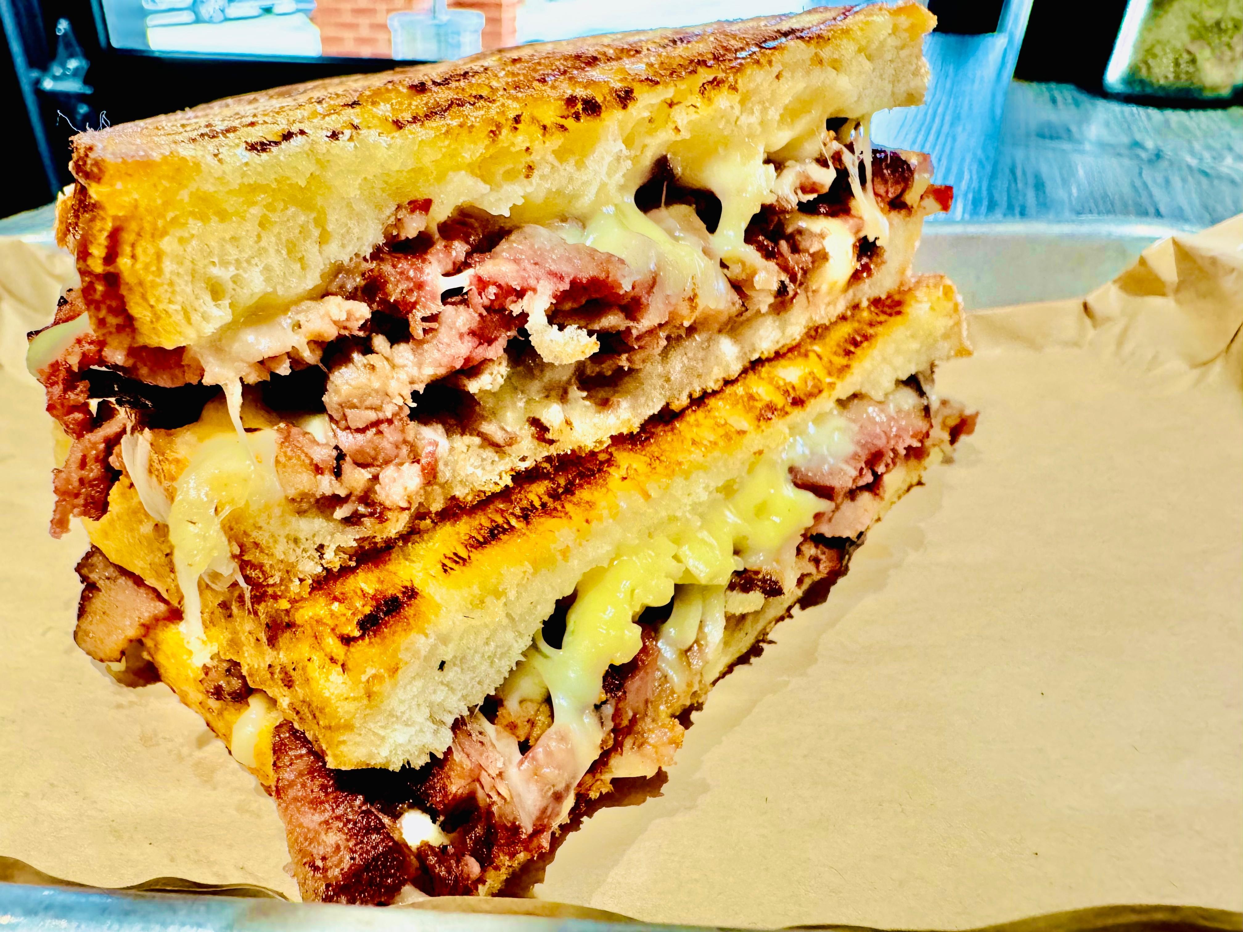 Brisket Grilled Cheese