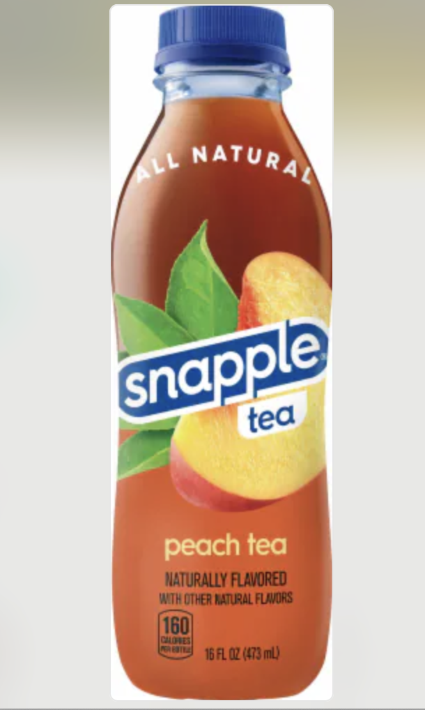 Snapple Peach Ice Tea