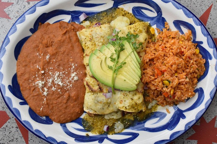 Seafood Enchiladas