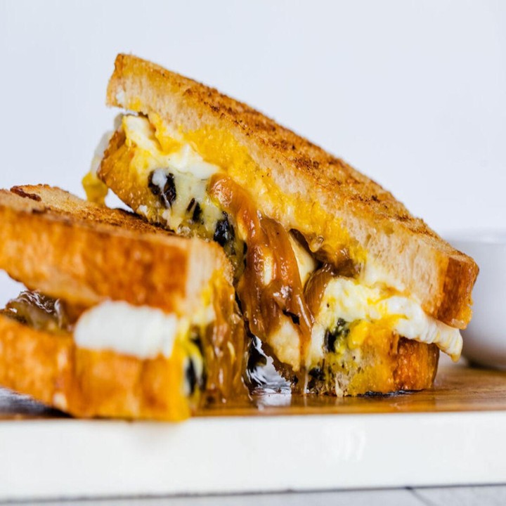 Grill Truffle Cheese Panini & Egg