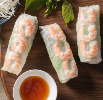 A3. Fresh spring rolls ( shrimp)