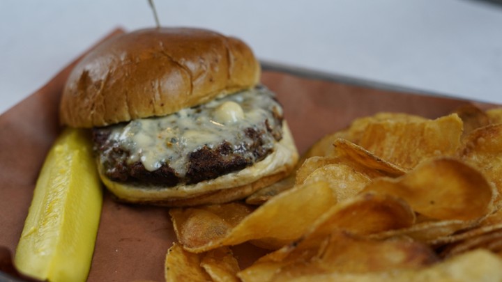 Black and Bleu Burger