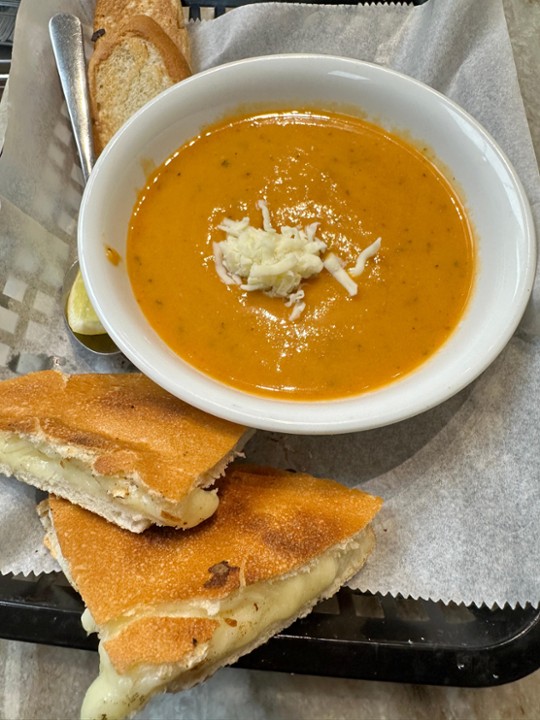Soup and Cafe Ostro Grilled Cheese