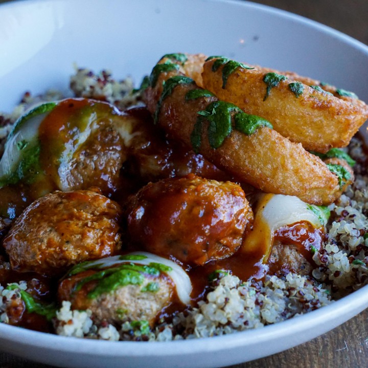 Meatball Rice Bowl