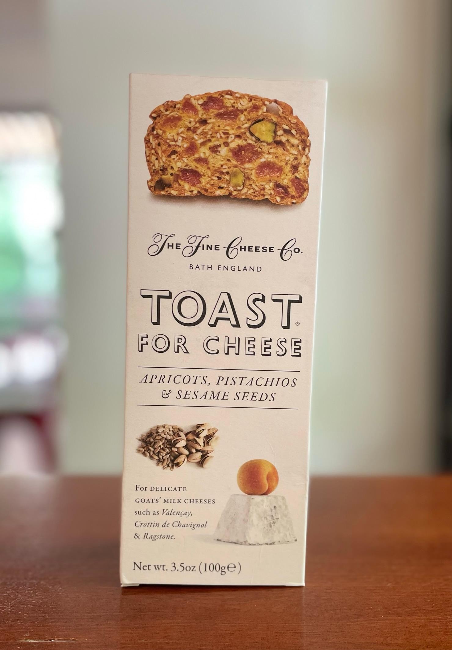 The Fine Cheese Co. Toast for Cheese Apricot/Pistachio/Sesame